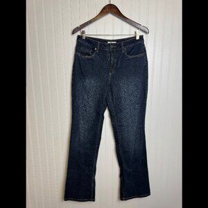 Coldwater Creek straight leg dark wash jeans size 10 F50